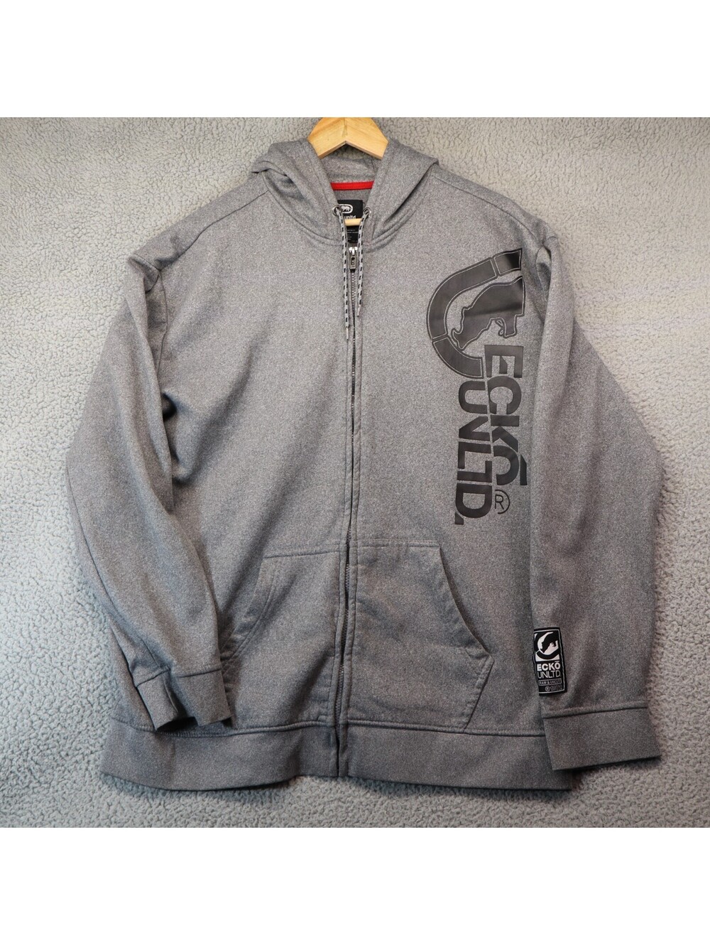Y2K Ecko Unltd. Jacket XXL Ecko Hip Hop Y2K Gray Spellout